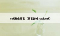 net游戏黑客（黑客游戏hacknet）