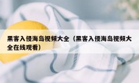 黑客入侵海岛视频大全（黑客入侵海岛视频大全在线观看）