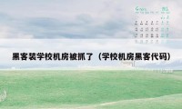 黑客装学校机房被抓了（学校机房黑客代码）