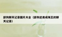 舔狗聊天记录图片大全（舔狗逆袭成海王的聊天记录）