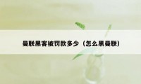 曼联黑客被罚款多少（怎么黑曼联）