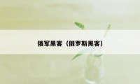 俄军黑客（俄罗斯黑客）