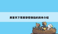 黑客天下草原穿搭情侣的简单介绍