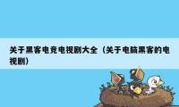 关于黑客电竞电视剧大全（关于电脑黑客的电视剧）