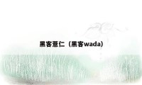 黑客薏仁（黑客wada）