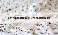 2013年的黑客大会（2020黑客大会）