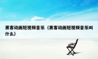 黑客动画短视频音乐（黑客动画短视频音乐叫什么）