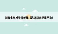 湖北省双减举报邮箱（武汉双减举报平台）