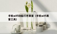 手机wifi功能打开黑客（手机wifi黑客工具）