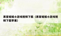 黑客姐姐小游戏视频下载（黑客姐姐小游戏视频下载苹果）