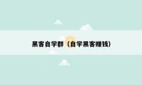 黑客自学群（自学黑客赚钱）