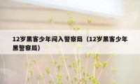 12岁黑客少年闯入警察局（12岁黑客少年黑警察局）