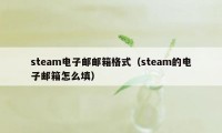 steam电子邮邮箱格式（steam的电子邮箱怎么填）