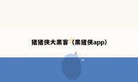 猪猪侠大黑客（黑猪侠app）