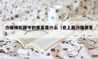 沙雕模拟器中的黑客是什么（史上最沙雕黑客）