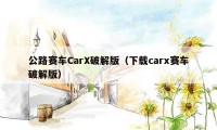 公路赛车CarX破解版（下载carx赛车破解版）