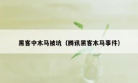 黑客中木马被坑（腾讯黑客木马事件）