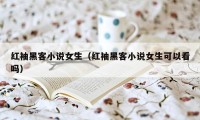 红袖黑客小说女生（红袖黑客小说女生可以看吗）