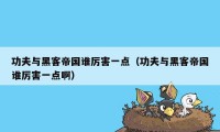 功夫与黑客帝国谁厉害一点（功夫与黑客帝国谁厉害一点啊）