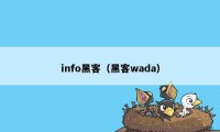 info黑客（黑客wada）