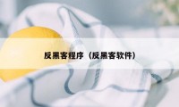 反黑客程序（反黑客软件）