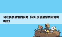 可以伪装黑客的网站（可以伪装黑客的网站有哪些）